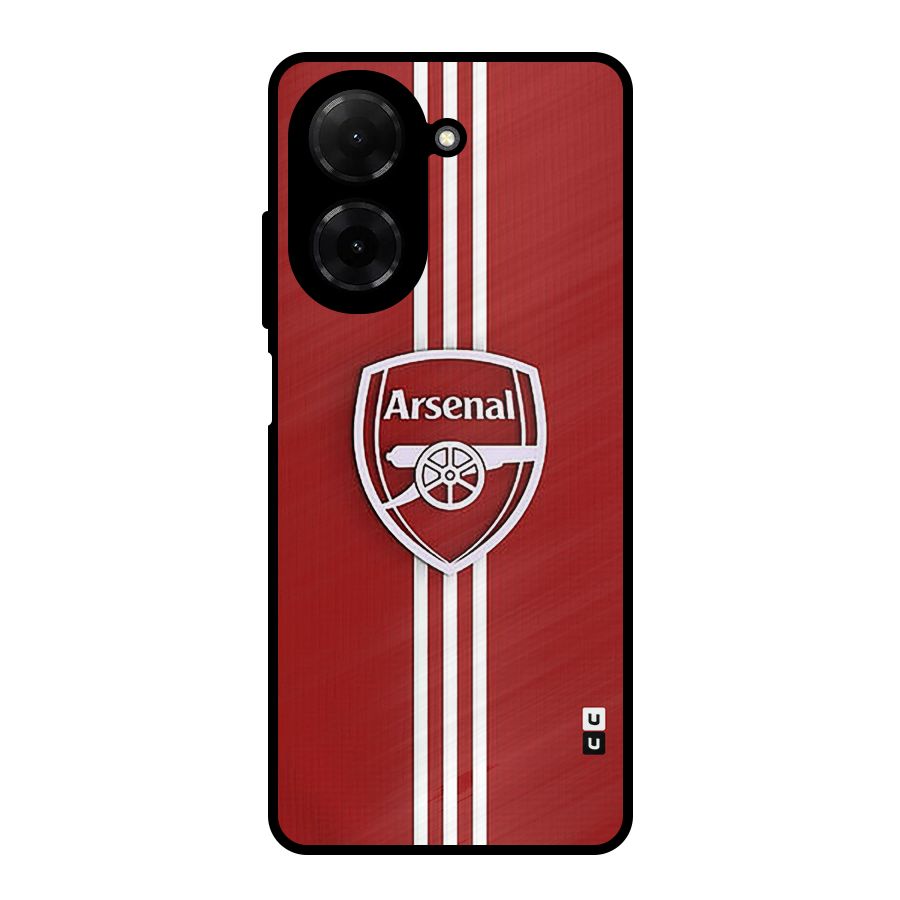 Arsenal Club Metal Back Case for Redmi A5 4G