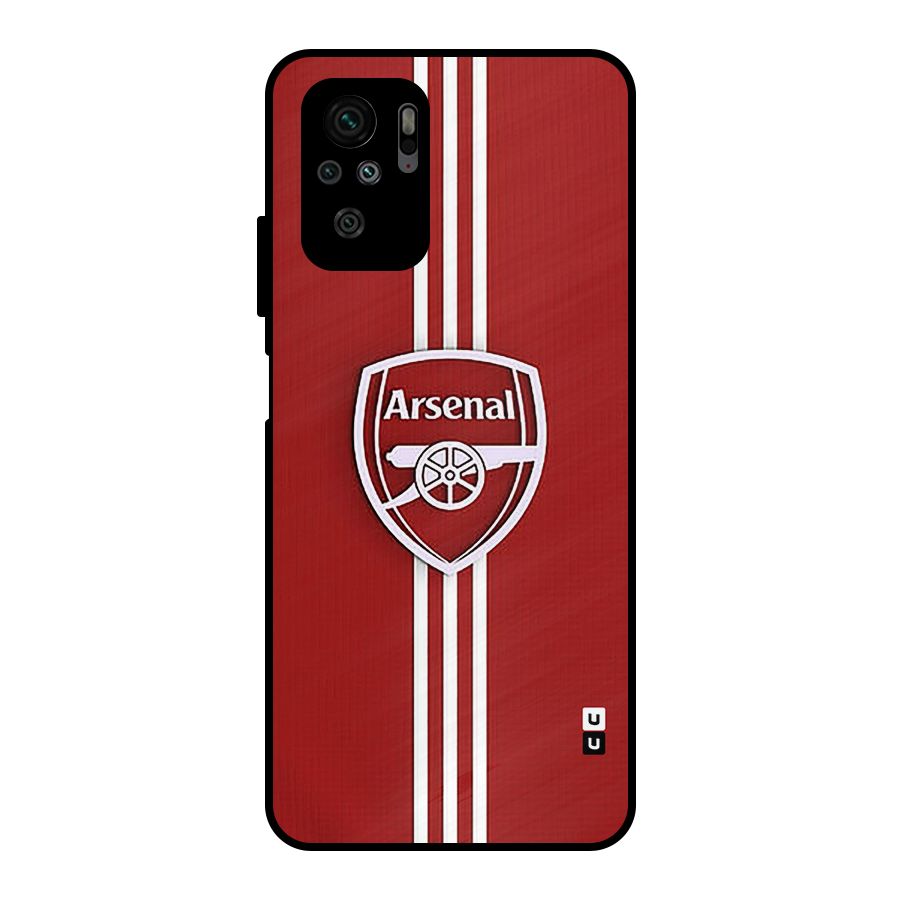 Arsenal Club Metal Back Case for Redmi Note 10S