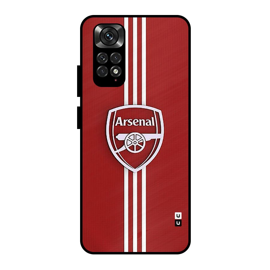 Arsenal Club Metal Back Case for Redmi Note 11 Pro