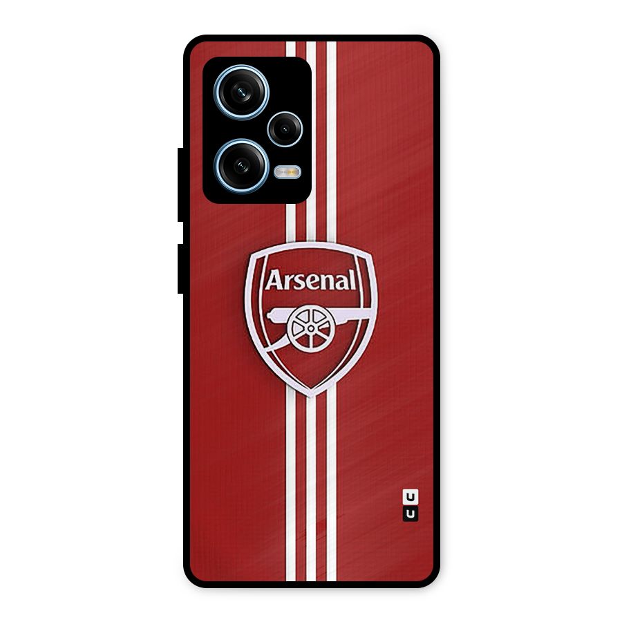 Arsenal Club Metal Back Case for Redmi Note 12 Pro