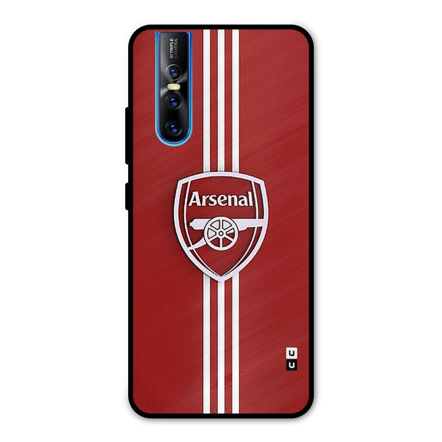 Arsenal Club Metal Back Case for Vivo V15 Pro