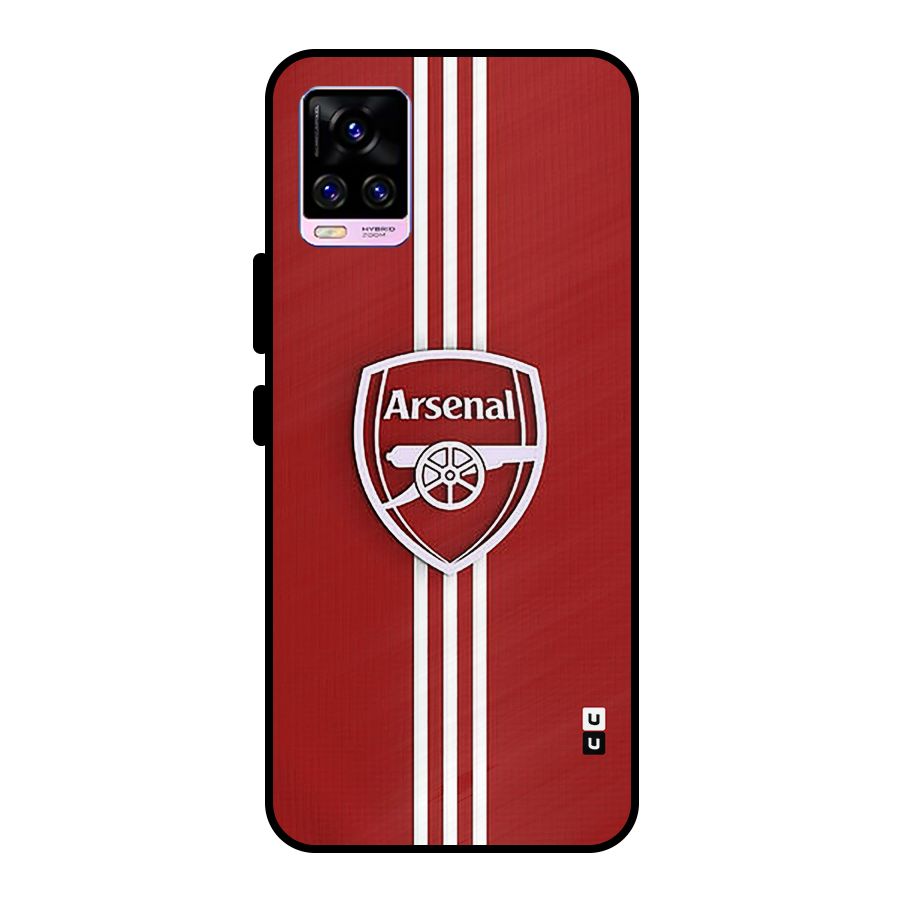 Arsenal Club Metal Back Case for Vivo V20 Pro