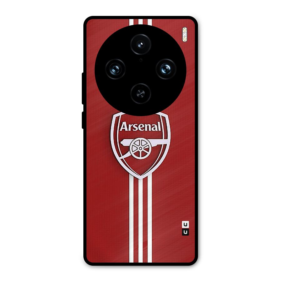 Arsenal Club Metal Back Case for Vivo X100 Pro
