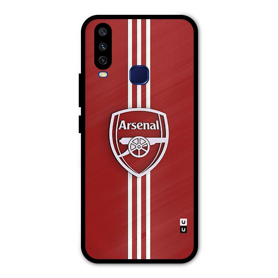 Arsenal Club Metal Back Case for Vivo Y15