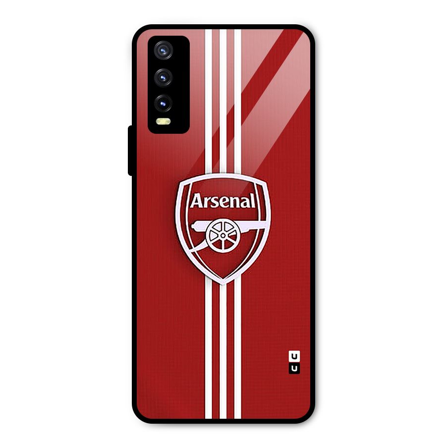 Arsenal Club Metal Back Case for Vivo Y20g