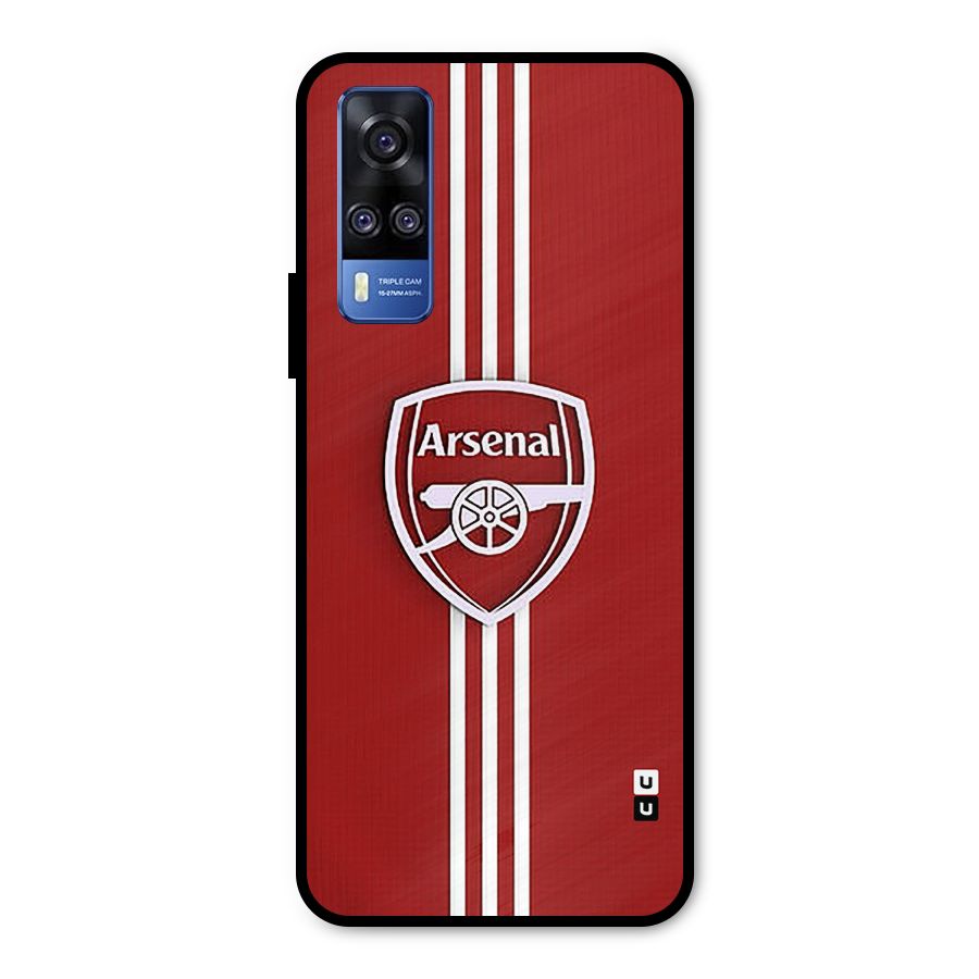 Arsenal Club Metal Back Case for Vivo Y31