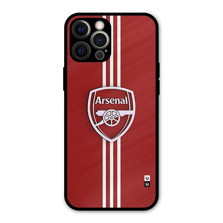 Arsenal Club Metal Back Case for iPhone 12 Pro Max