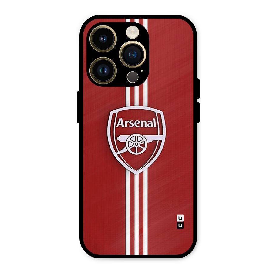 Arsenal Club Metal Back Case for iPhone 14 Pro
