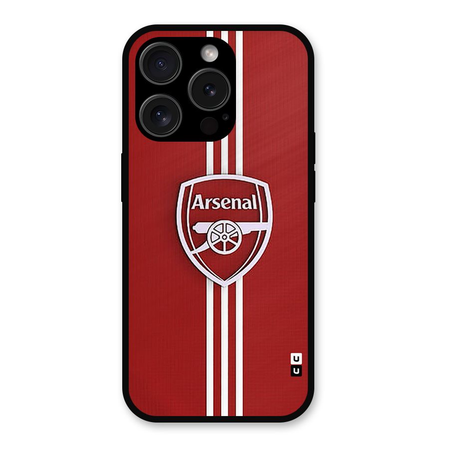 Arsenal Club Metal Back Case for iPhone 15 Pro