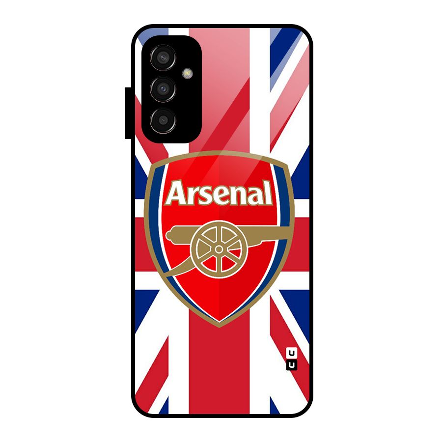 Arsenal Flag Glass Back Case for Galaxy F13