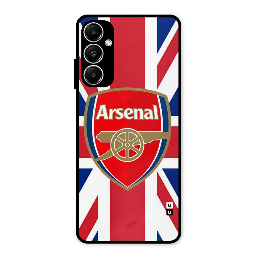 Arsenal Flag Metal Back Case for Galaxy A05s