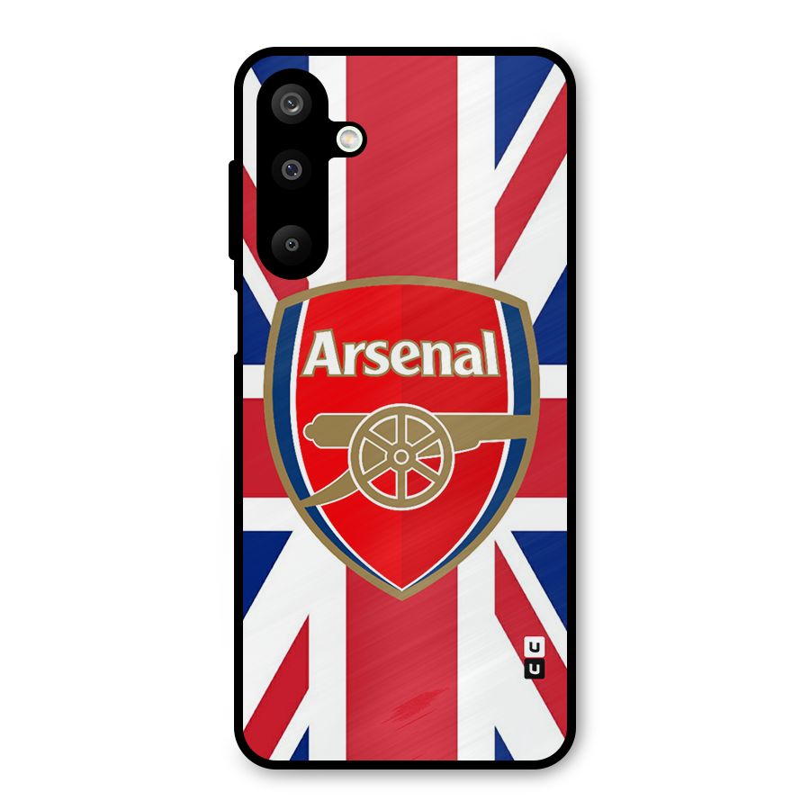 Arsenal Flag Metal Back Case for Galaxy M16