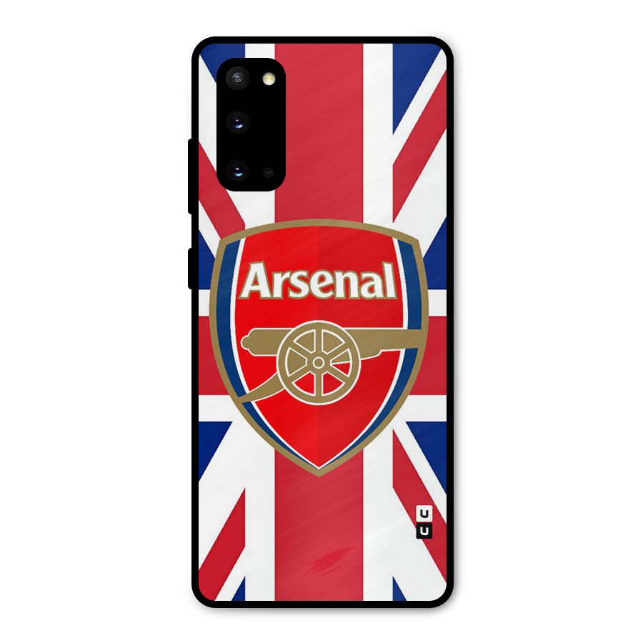 Arsenal Flag Metal Back Case for Galaxy S20