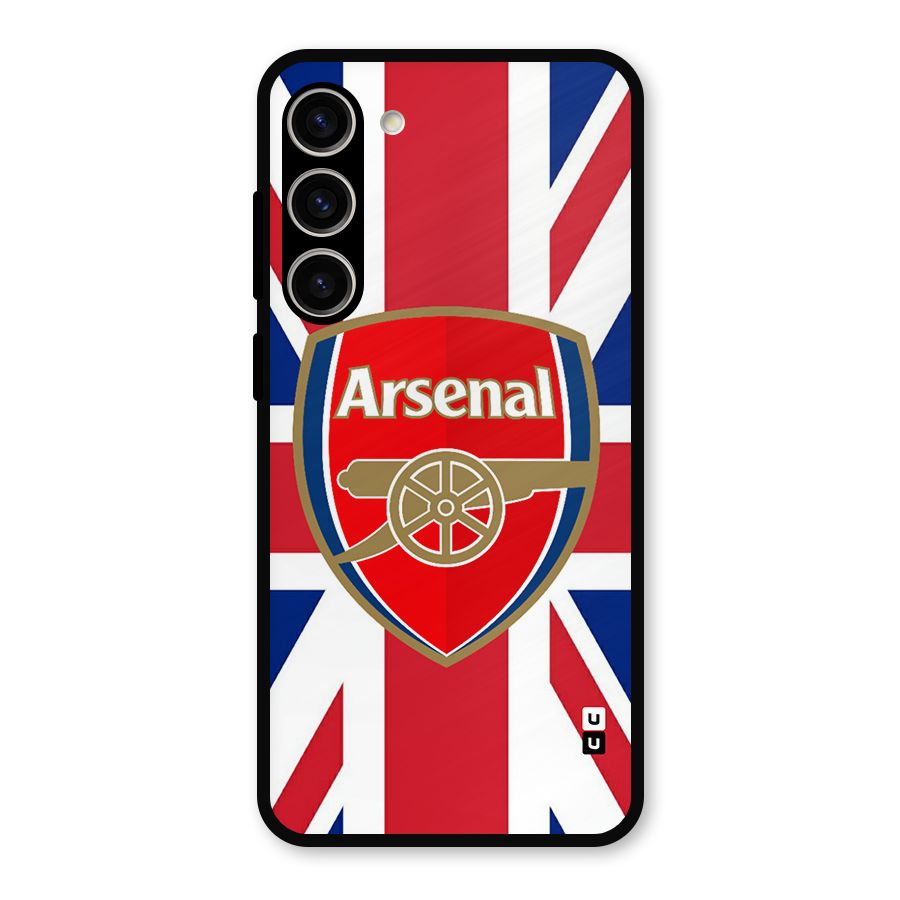 Arsenal Flag Metal Back Case for Galaxy S23 Plus