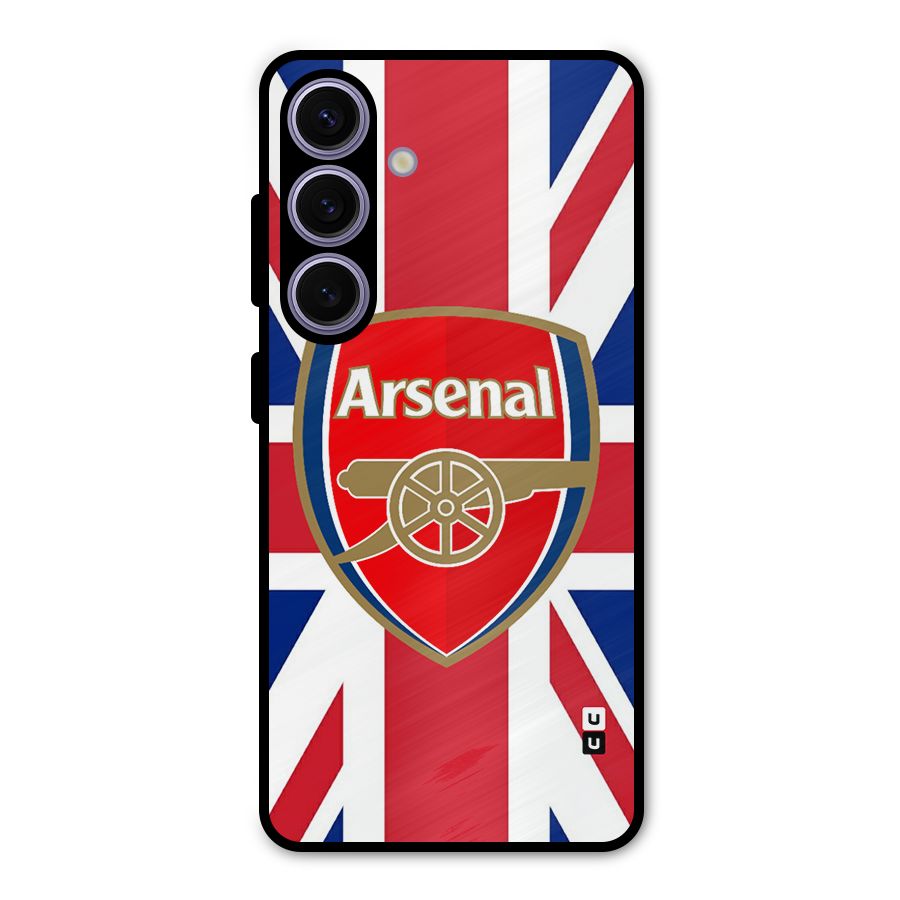 Arsenal Flag Metal Back Case for Galaxy S24