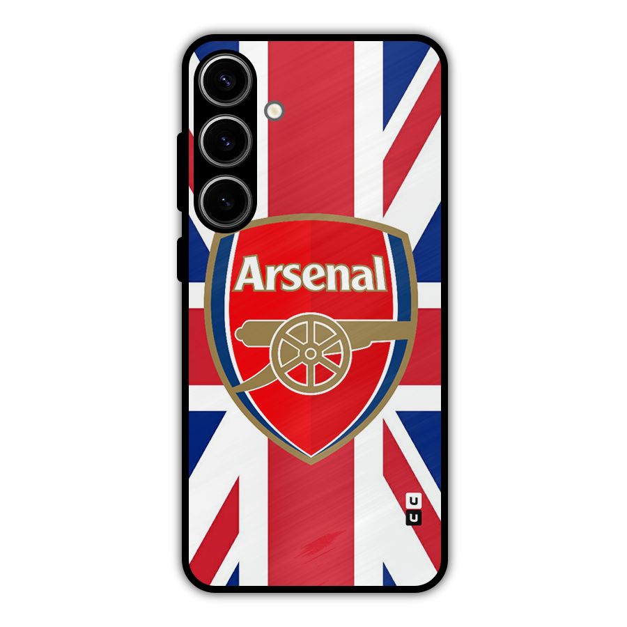 Arsenal Flag Metal Back Case for Galaxy S24 Plus