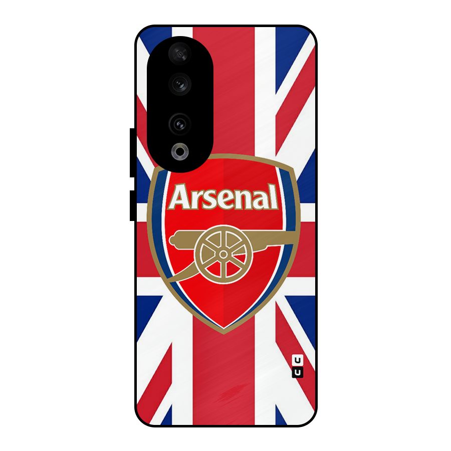 Arsenal Flag Metal Back Case for Honor 90
