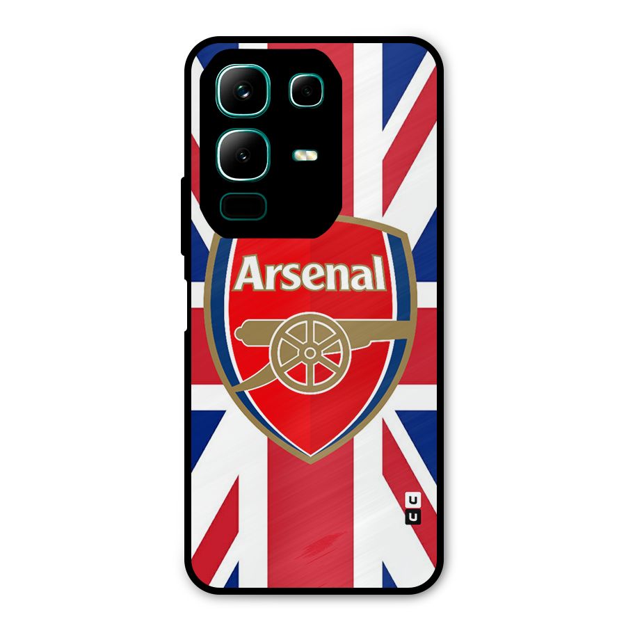 Arsenal Flag Metal Back Case for Infinix Note 50x