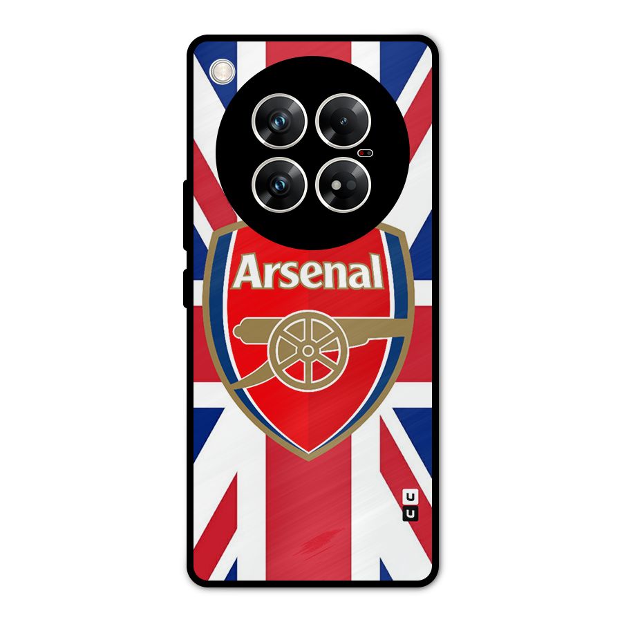 Arsenal Flag Metal Back Case for Infinix Zero 40 5G