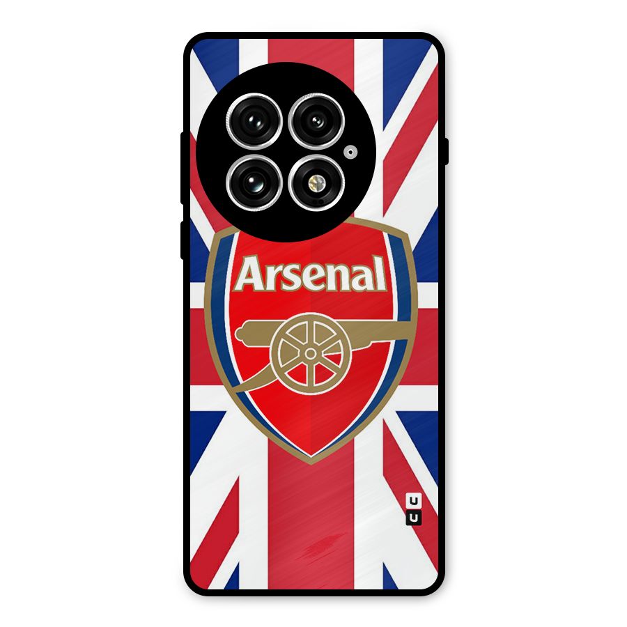 Arsenal Flag Metal Back Case for OnePlus 13