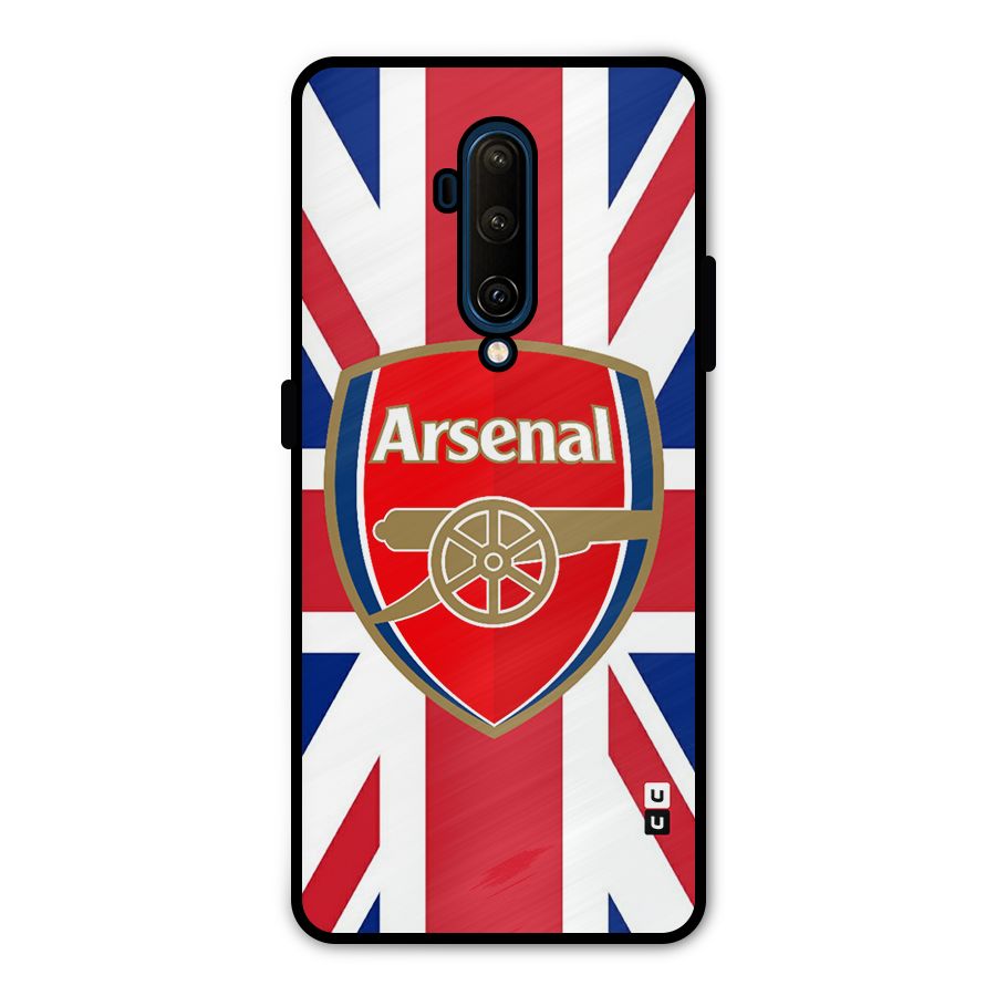 Arsenal Flag Metal Back Case for OnePlus 7T Pro