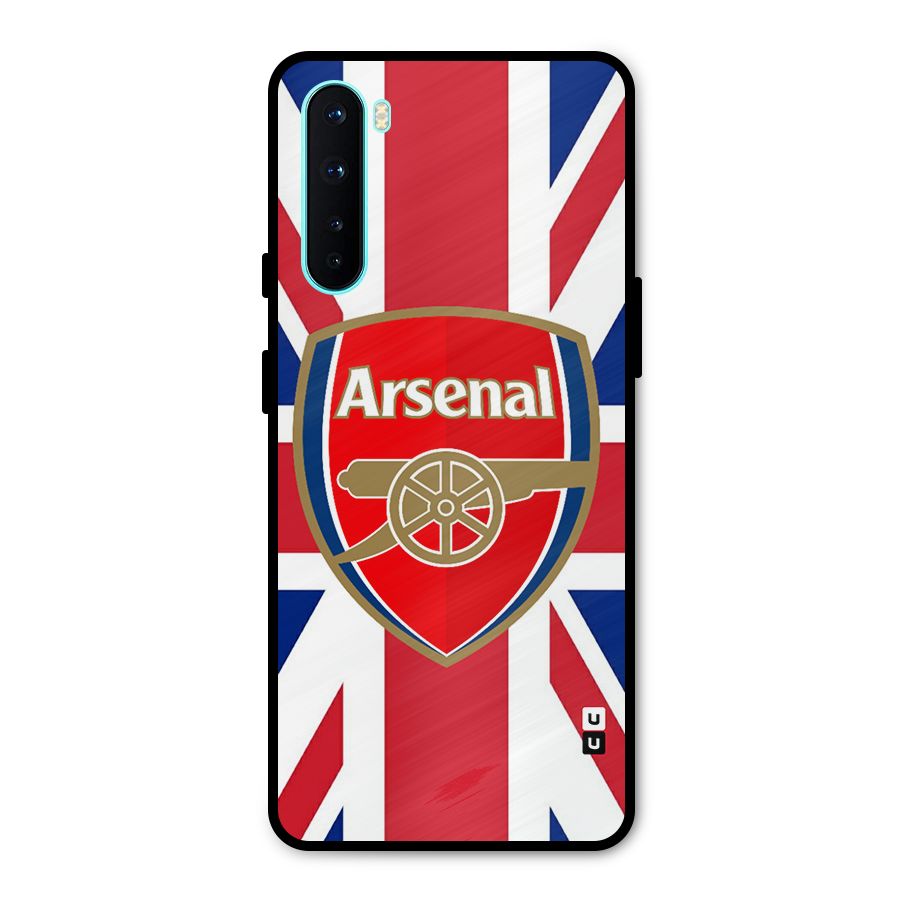 Arsenal Flag Metal Back Case for OnePlus Nord