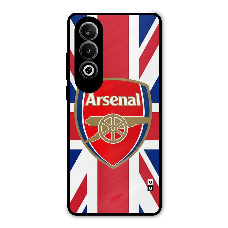 Arsenal Flag Metal Back Case for OnePlus Nord CE4