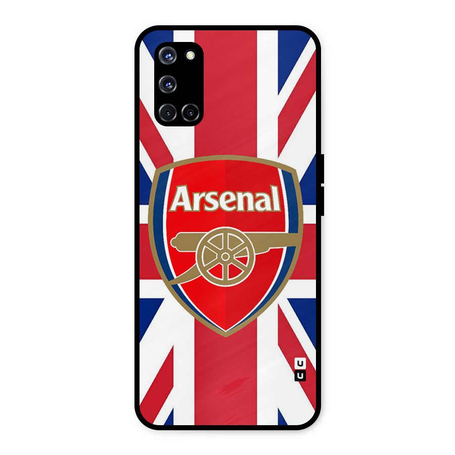 Arsenal Flag Metal Back Case for Oppo A52