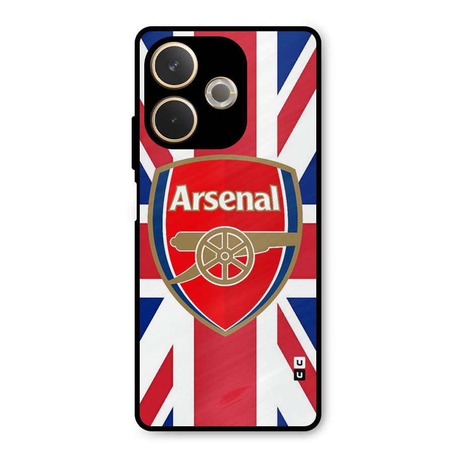 Arsenal Flag Metal Back Case for Oppo A5 Pro