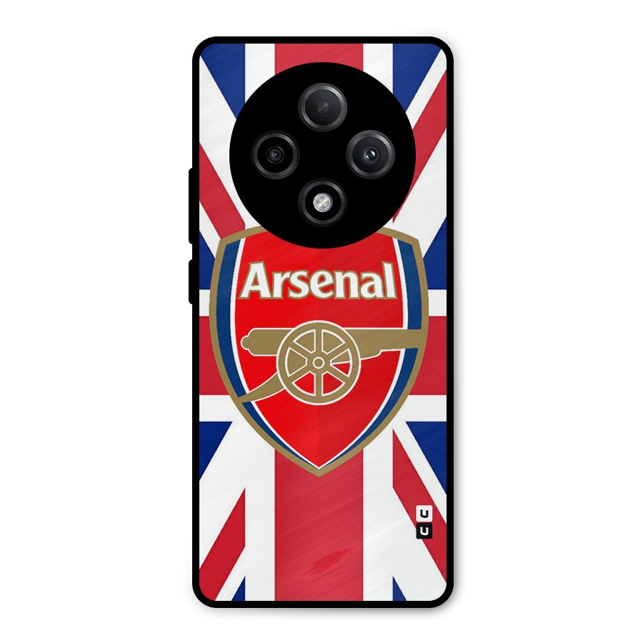 Arsenal Flag Metal Back Case for Oppo F27 Pro Plus