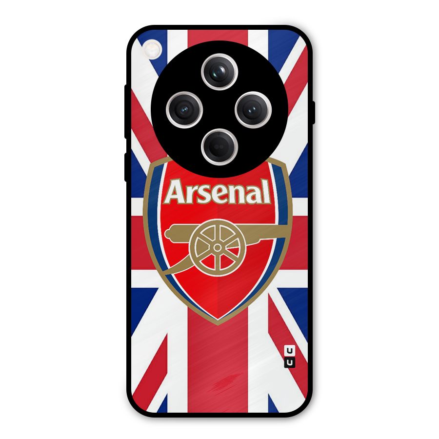 Arsenal Flag Metal Back Case for Oppo Find X8