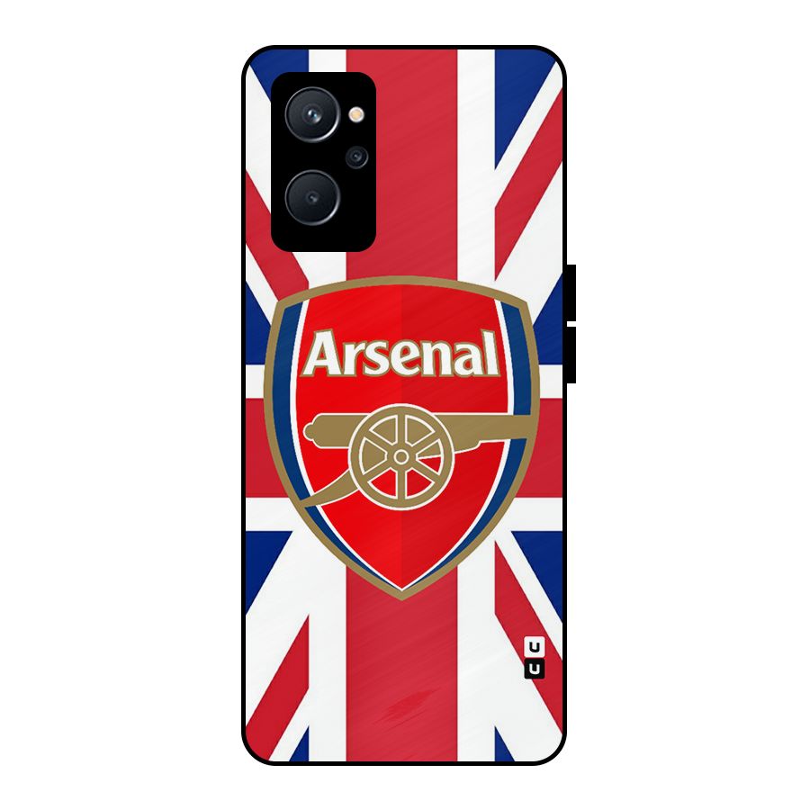 Arsenal Flag Metal Back Case for Realme 9i 5G