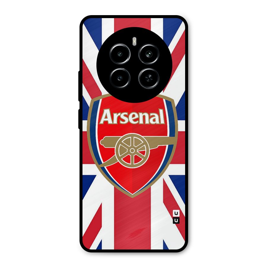 Arsenal Flag Metal Back Case for Realme P1
