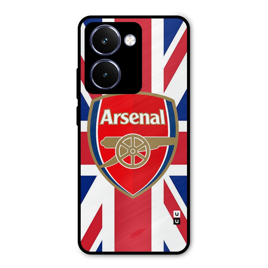 Arsenal Flag Metal Back Case for Realme P3 Ultra