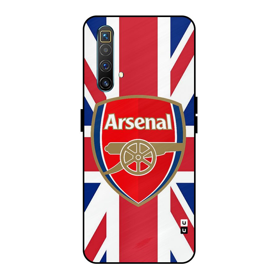 Arsenal Flag Metal Back Case for Realme X3 SuperZoom