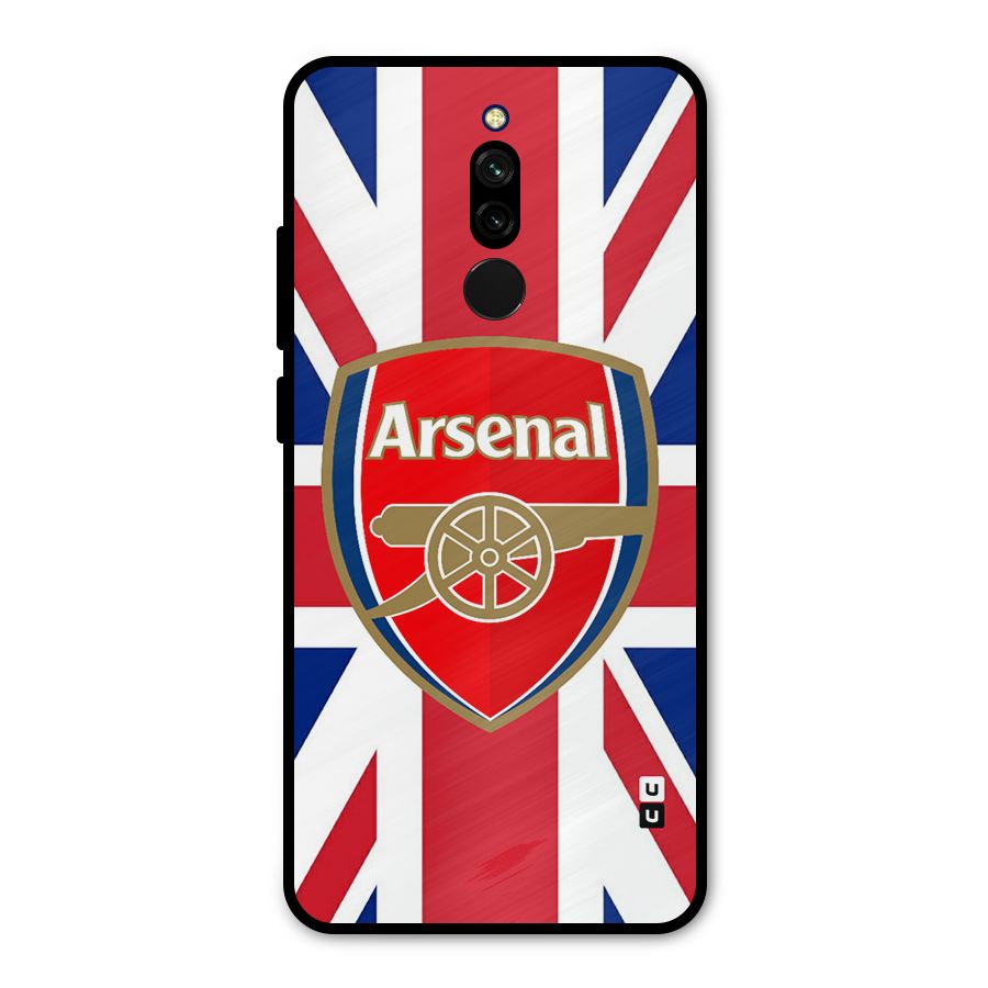Arsenal Flag Metal Back Case for Redmi 8