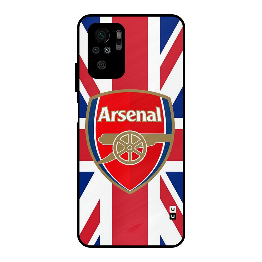 Arsenal Flag Metal Back Case for Redmi Note 10S