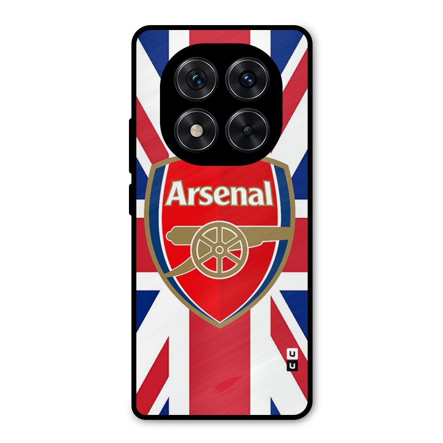 Arsenal Flag Metal Back Case for Redmi Note 14 Pro 5G