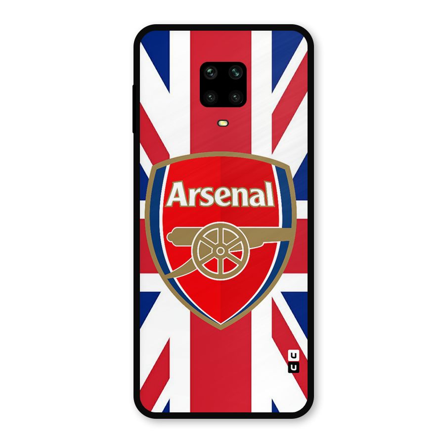 Arsenal Flag Metal Back Case for Redmi Note 9 Pro