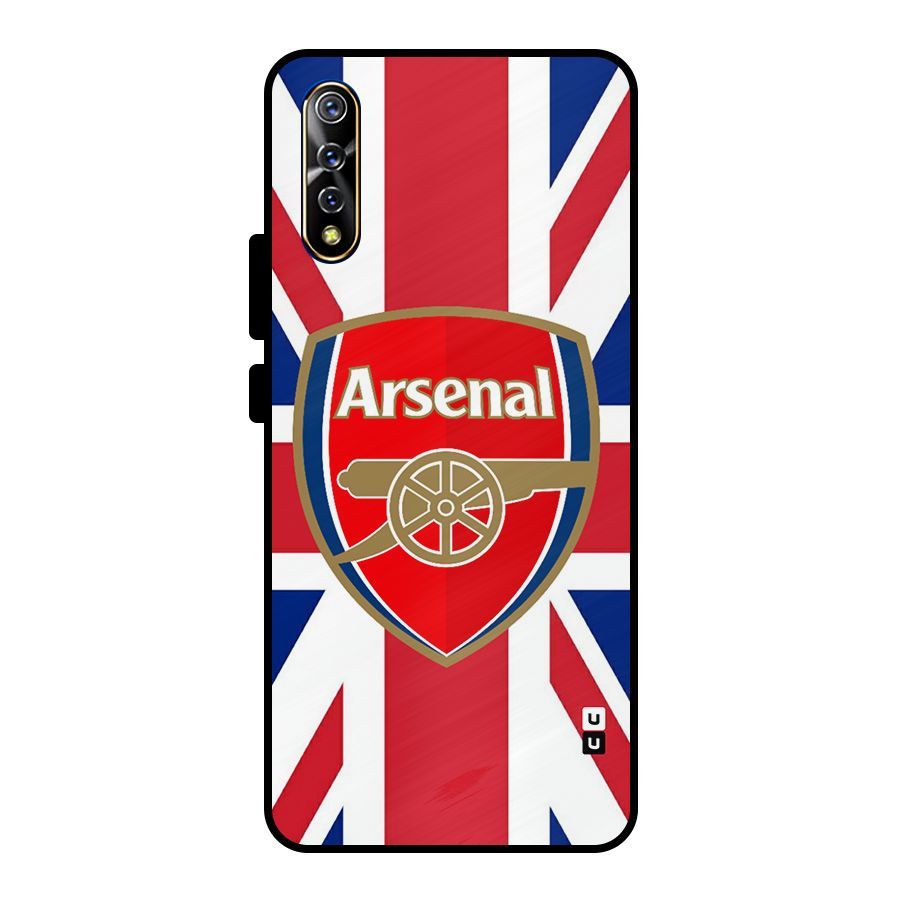 Arsenal Flag Metal Back Case for Vivo S1