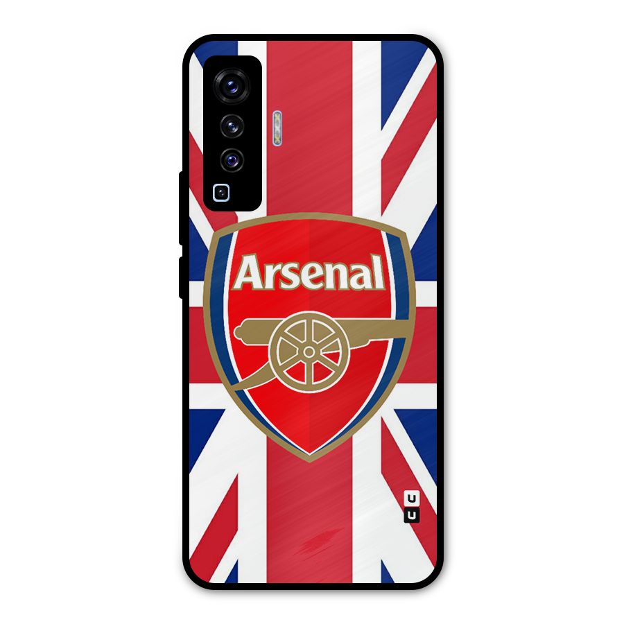 Arsenal Flag Metal Back Case for Vivo X50