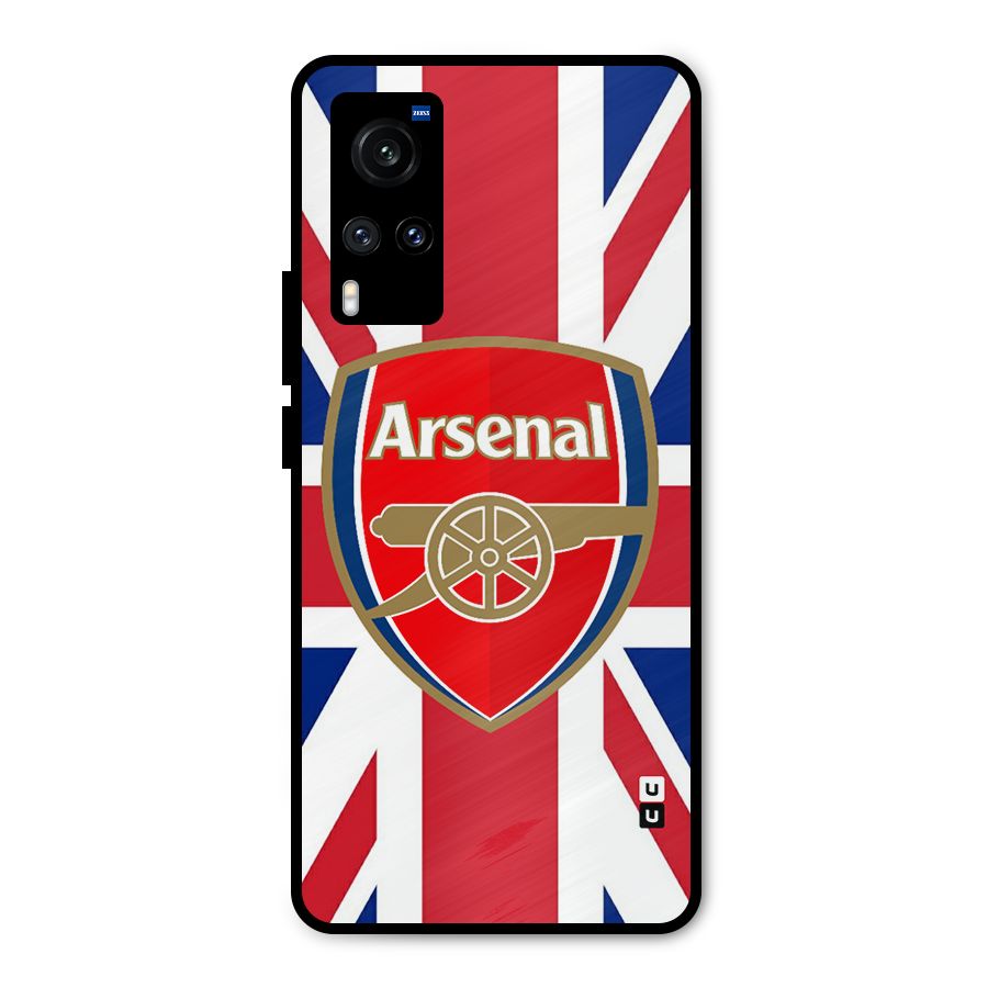Arsenal Flag Metal Back Case for Vivo X60