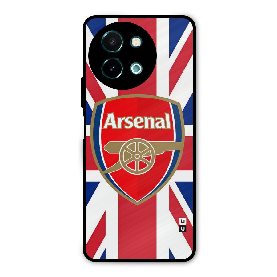 Arsenal Flag Metal Back Case for Vivo Y58