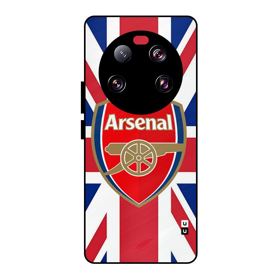 Arsenal Flag Metal Back Case for Xiaomi 13 Ultra