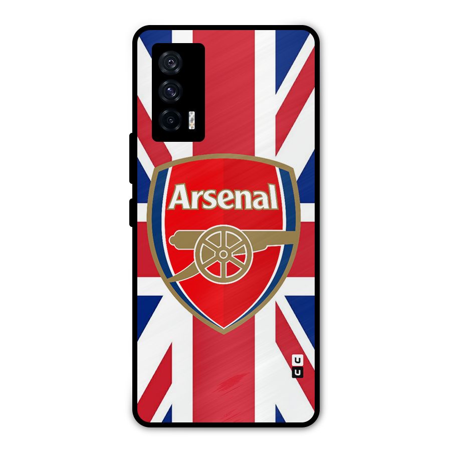 Arsenal Flag Metal Back Case for iQOO 7 5G