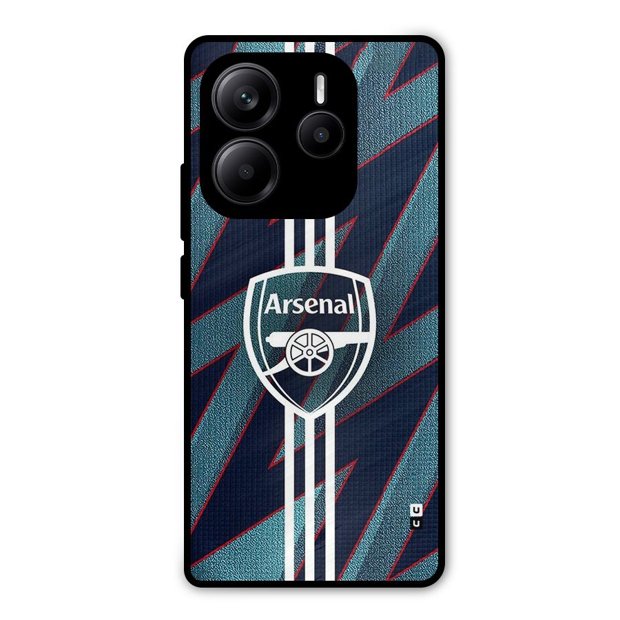 Arsenal Football Club Metal Back Case for Redmi Note 14 5G