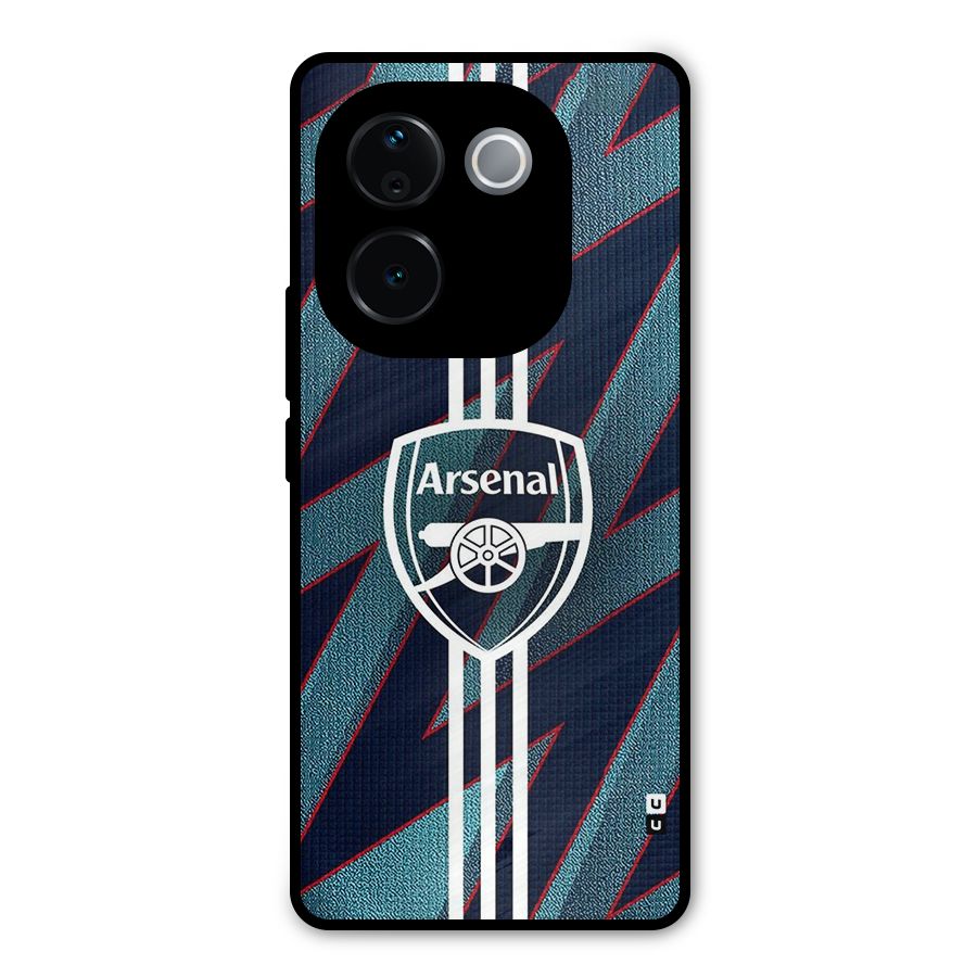 Arsenal Football Club Metal Back Case for Vivo T3 Pro