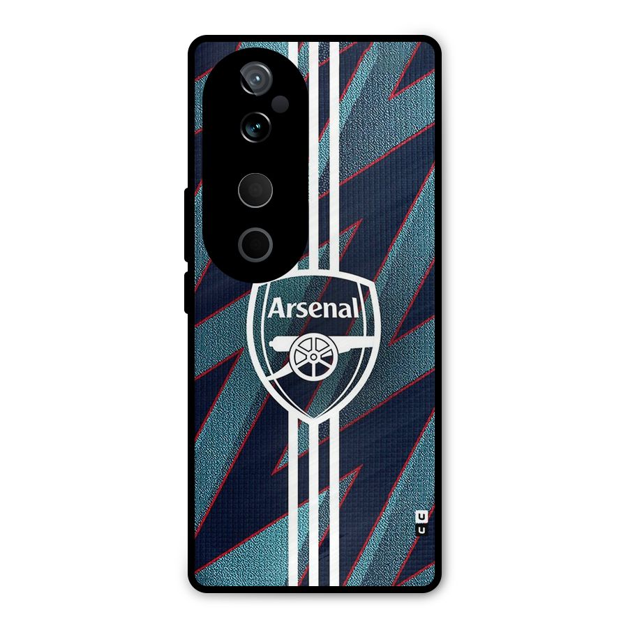 Arsenal Football Club Metal Back Case for Vivo T3 Ultra