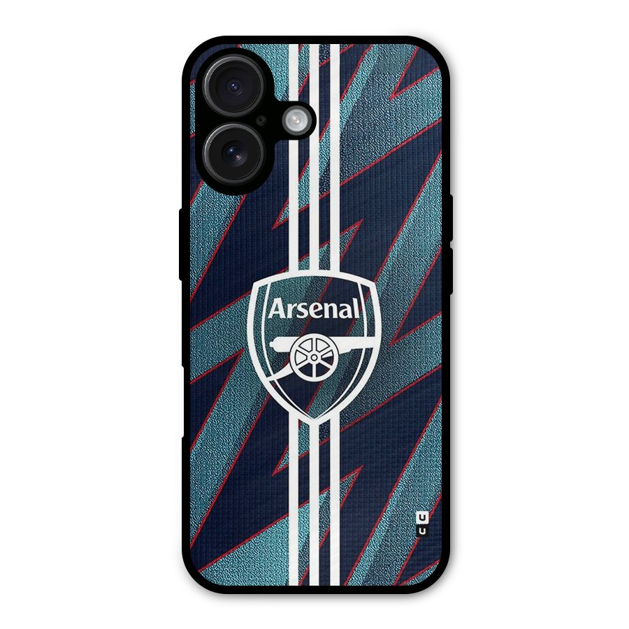 Arsenal Football Club Metal Back Case for iPhone 16