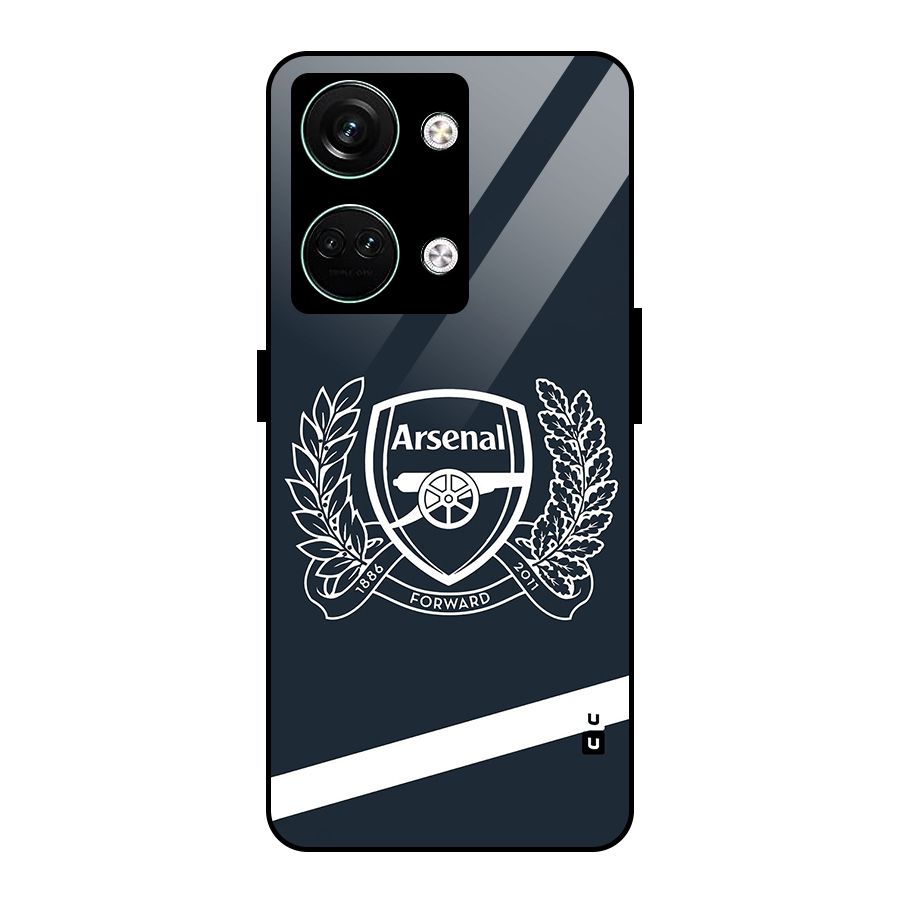 Arsenal Forward Glass Back Case for Oneplus Nord 3